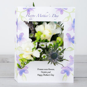 White Freesias with Lavender, Santini and Chrysanthemum Mother's Day Flowers