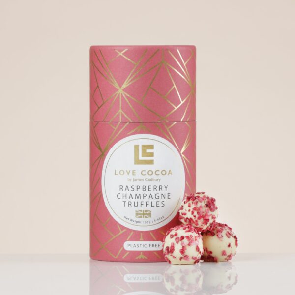 Love Cocoa Raspberry Champagne truffles 150g