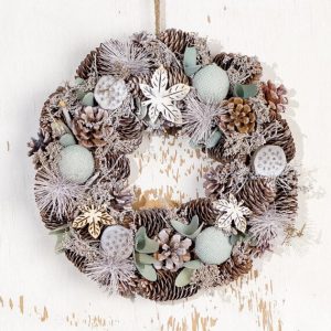 Enchanted Frost Christmas Wreath