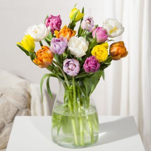 Rainbow Tulips Letterbox