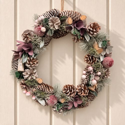 Mulberry Frost Wreath